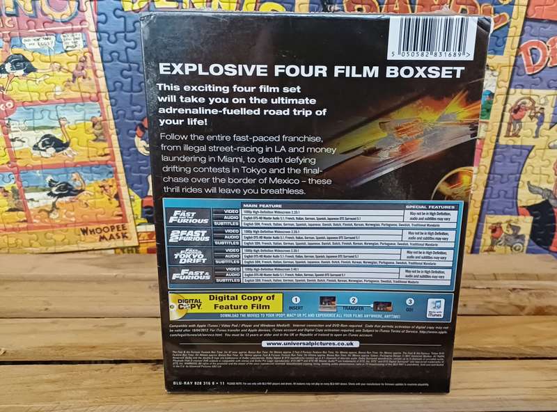 Fast & Furious - The Collection (Blu ray/Sealed)
