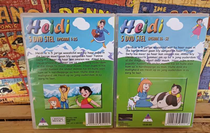 Heidi - Die Volledige Reeks 10 DVD Stel - Episode 1-52