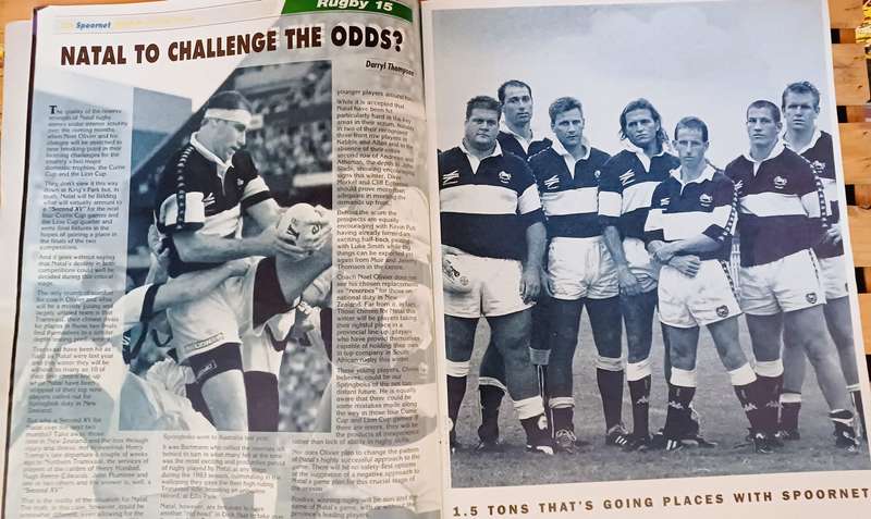 Rugby 15 Boks VS All Blacks Magazine 1994