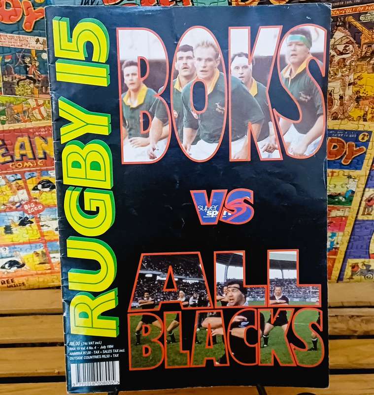 Rugby 15 Boks VS All Blacks Magazine 1994