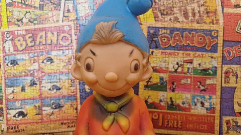 Vintage Hard Plastic Noddy Figurine