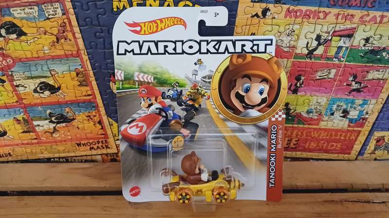 Mario Kart Hotwheels - Tanooki Mario