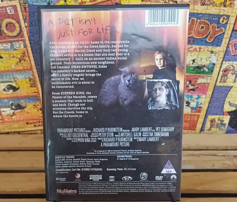 Pet Sematary (DVD) 1989