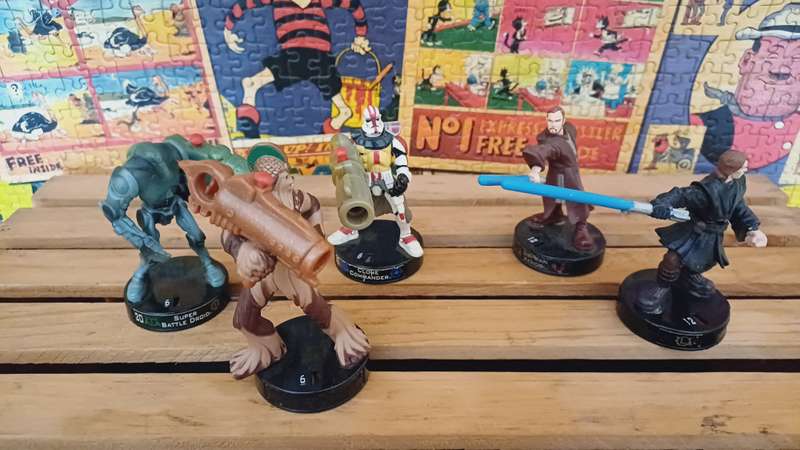 Bundle of 2005 Star Wars Attacktix Figurines