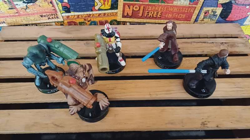 Bundle of 2005 Star Wars Attacktix Figurines