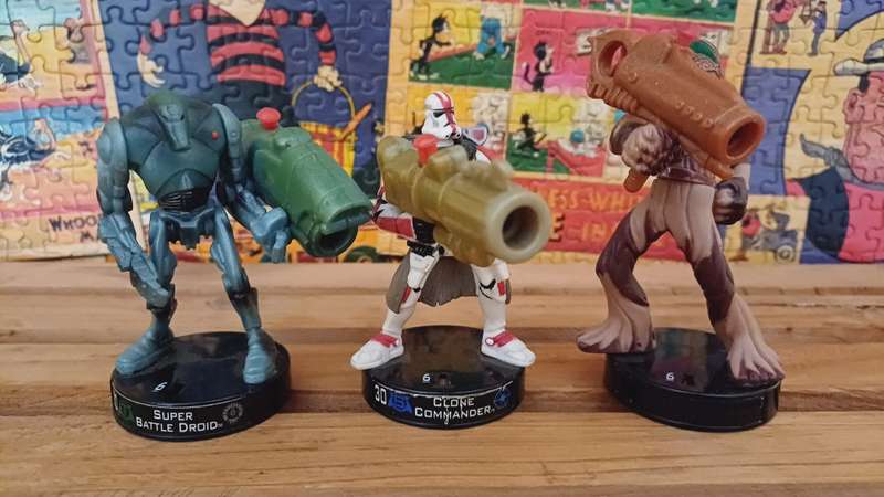 Bundle of 2005 Star Wars Attacktix Figurines