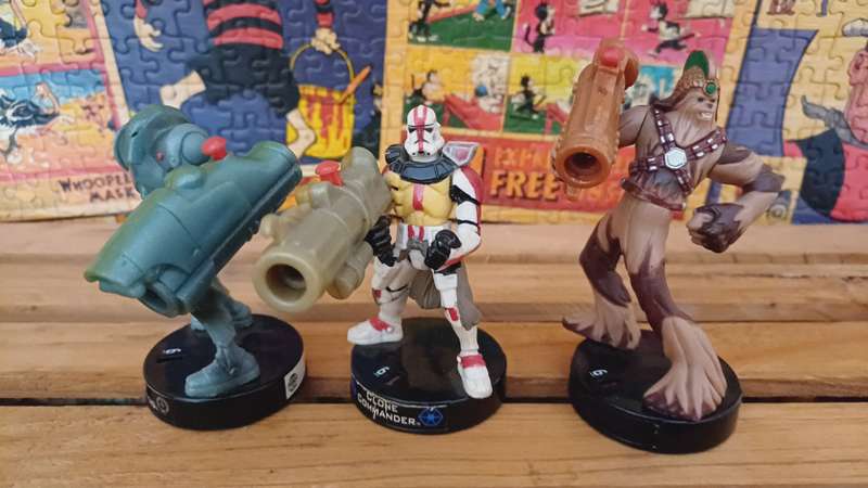 Bundle of 2005 Star Wars Attacktix Figurines