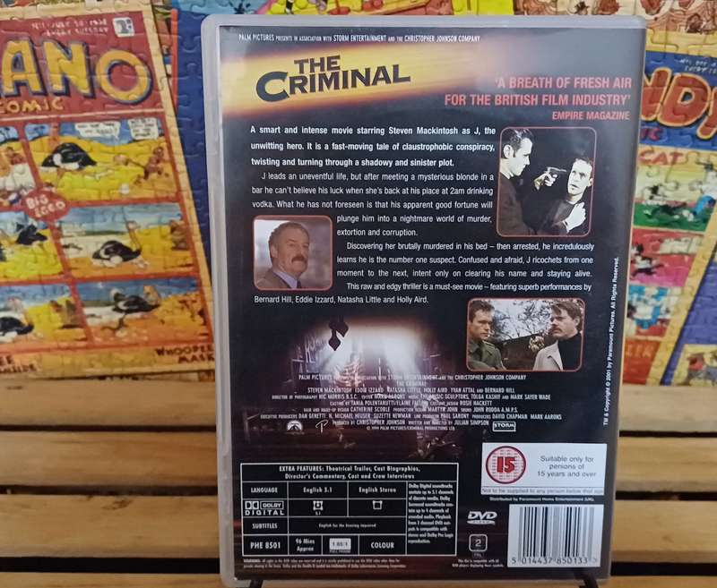 The Criminal: Innocence is no protection (DVD)