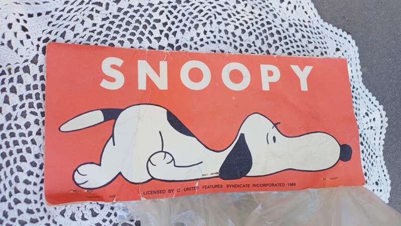Vintage 1969 Snoopy Plush