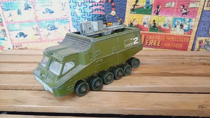 Vintage Die Cast Dinky Toys Shado 2 Military Truck