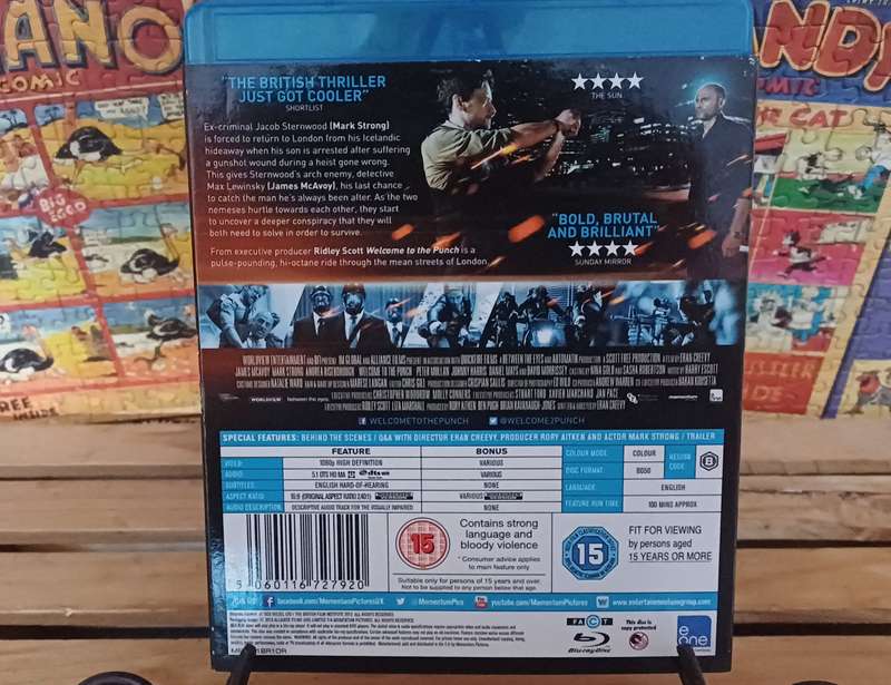 Welcome To The Punch (Blu ray)