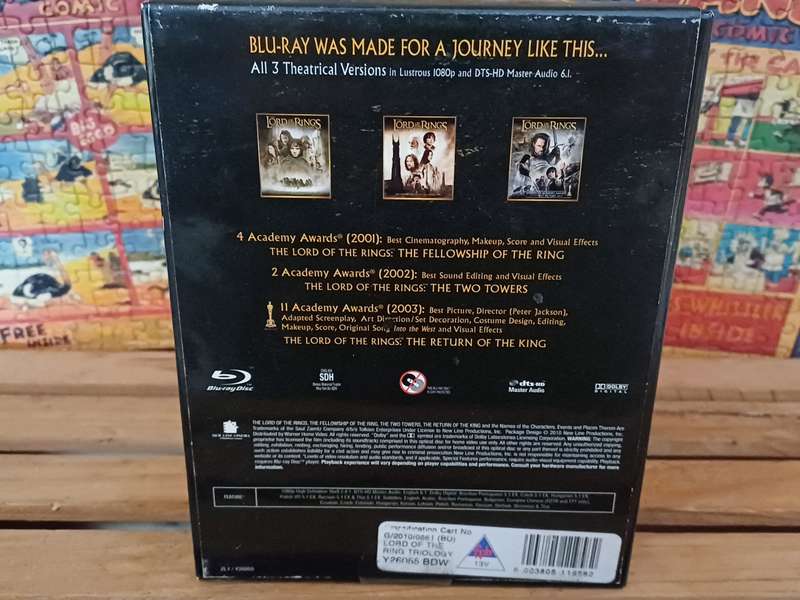 The Lord of the Rings - The Motion Picture Trilogy (Blu ray)