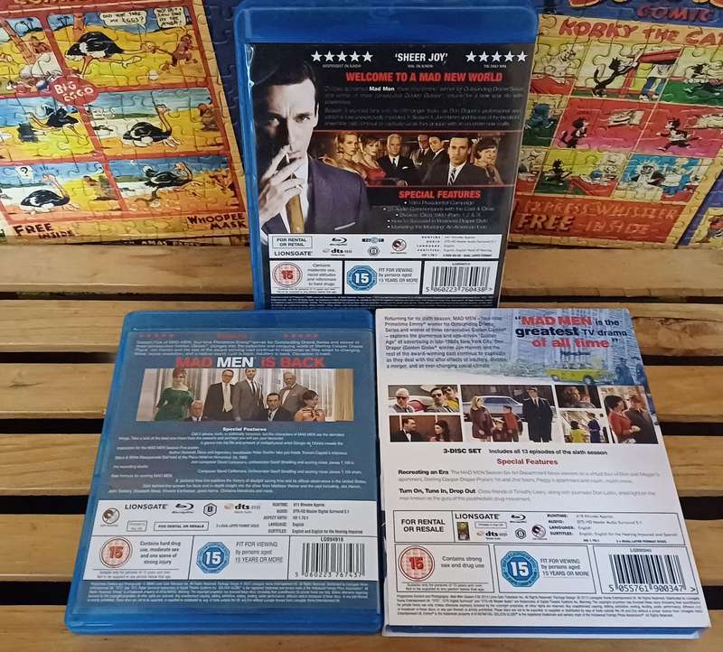 Mad Men - Season 4 to 6 (Blu ray)
