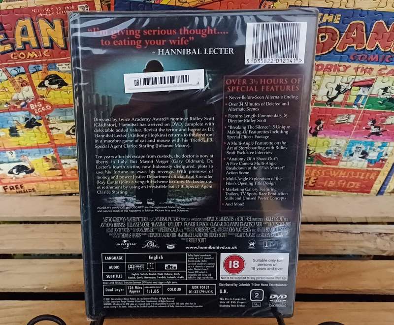 Hannibal (2 Disc DVD/Sealed)
