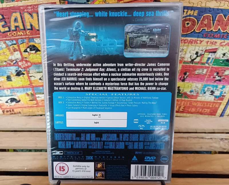 The Abyss: Special Edition (2 Disc DVD/Sealed)