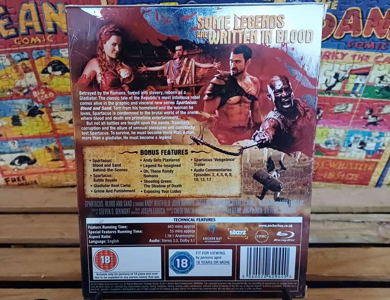 Spartacus Blood and Sand - The Complete First Season (Blu ray)