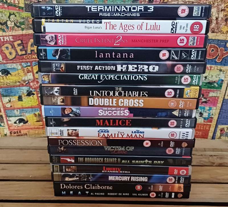 Bundle of 18 DVDs