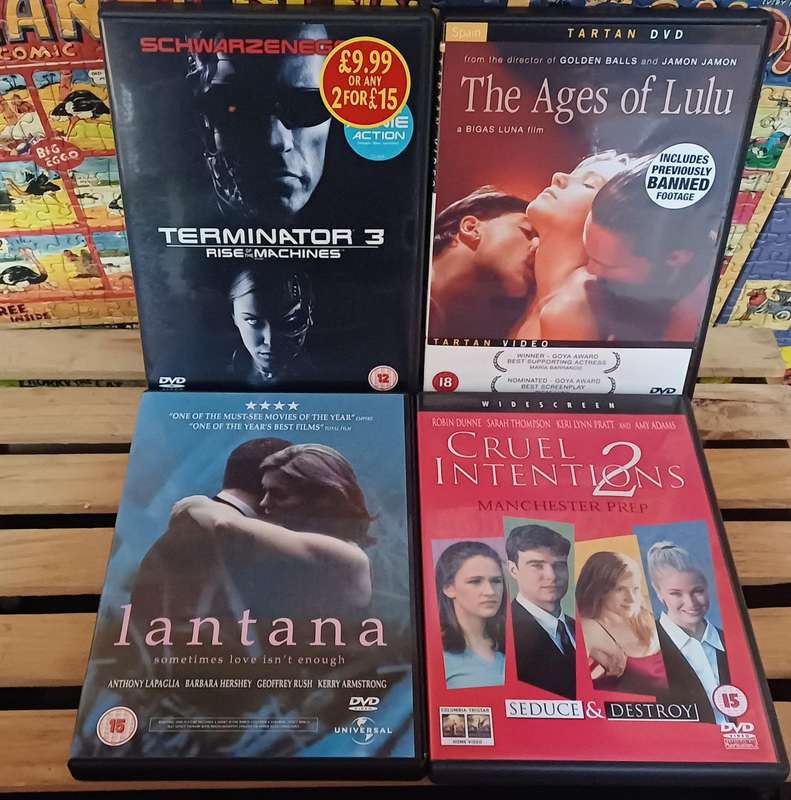 Bundle of 18 DVDs