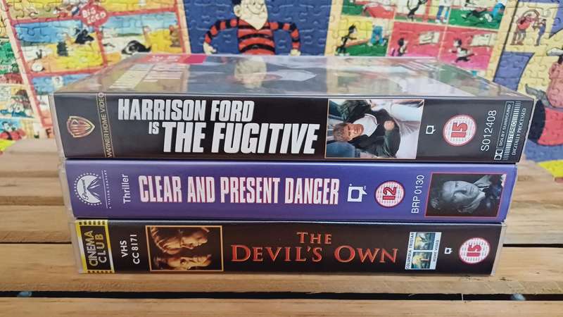 Harrison Ford VHS Bundle (x3)