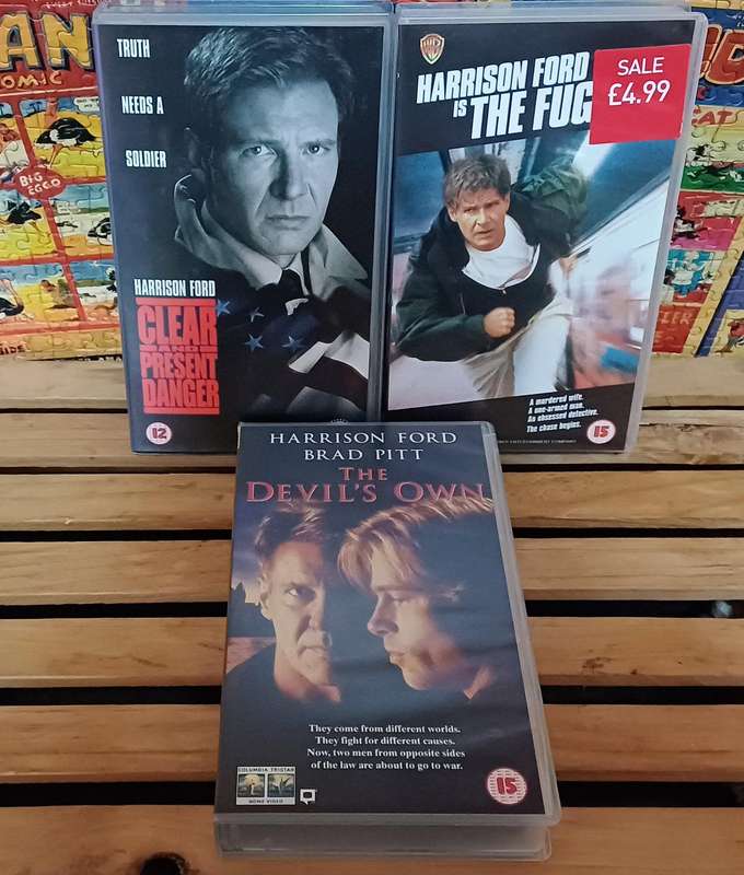 Harrison Ford VHS Bundle (x3)