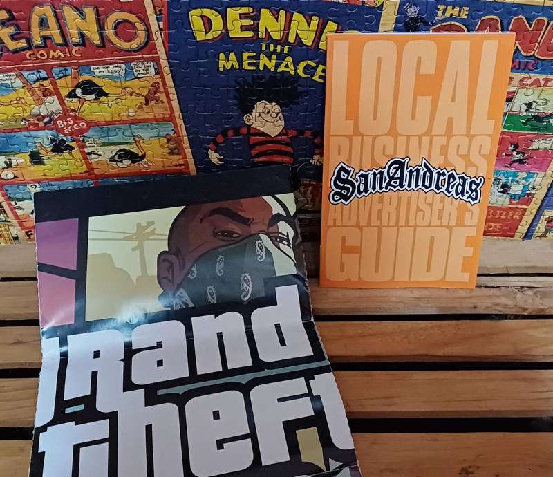 Grand Theft Auto: San Andreas Map + Manual Only (Ps2)