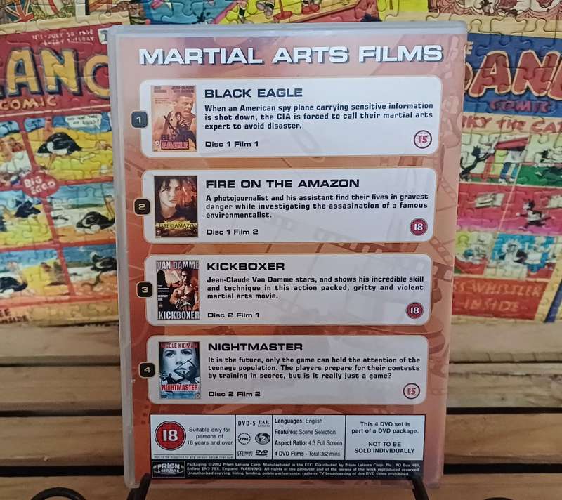 4 Martial Arts Films on 2 Discs