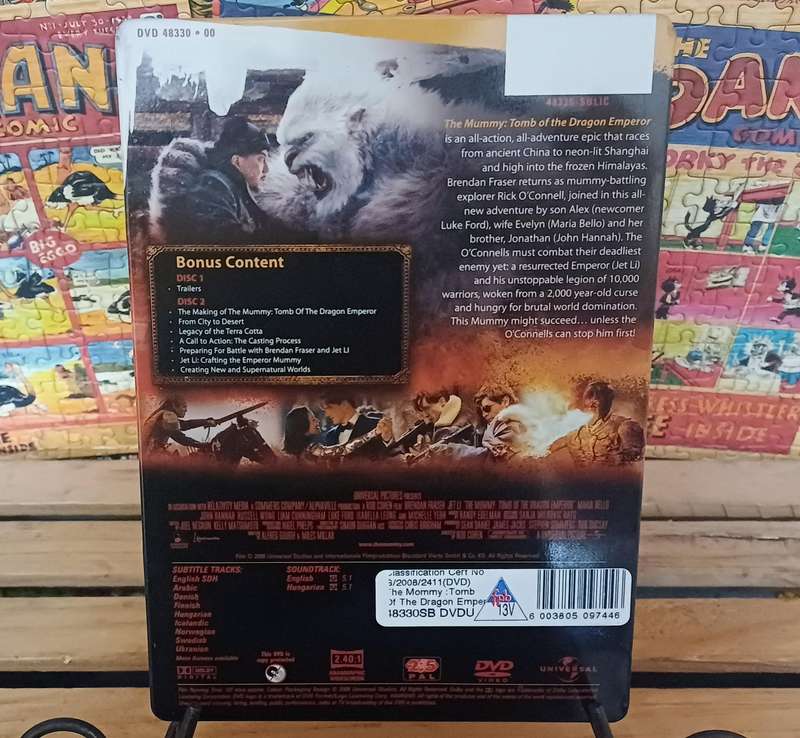 The Mummy: Tomb of the Dragon Emperor (Steelbook/DVD)