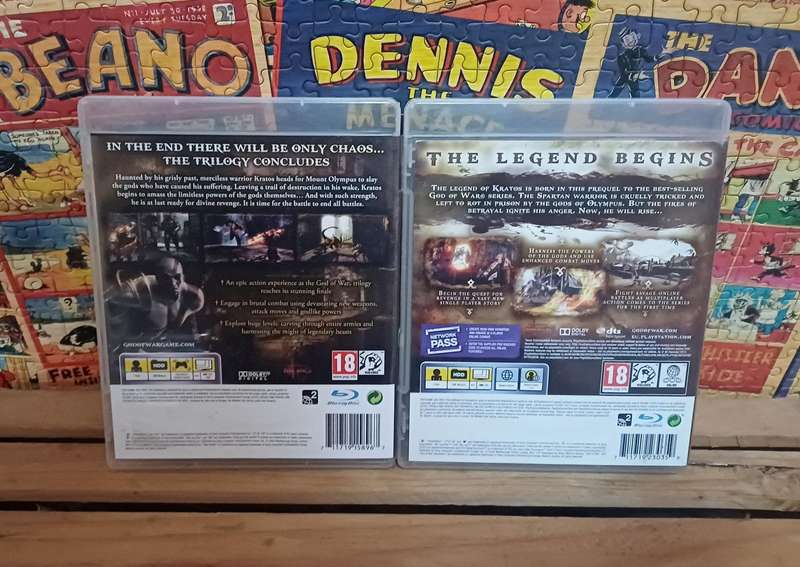 God of War III & Ascension (Ps3)