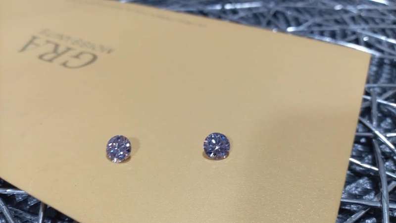 1Ct Lab diamond Extremely Rare Royal Purple