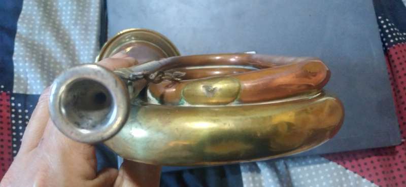 Vintage Copper and Brass Second World War Bugle