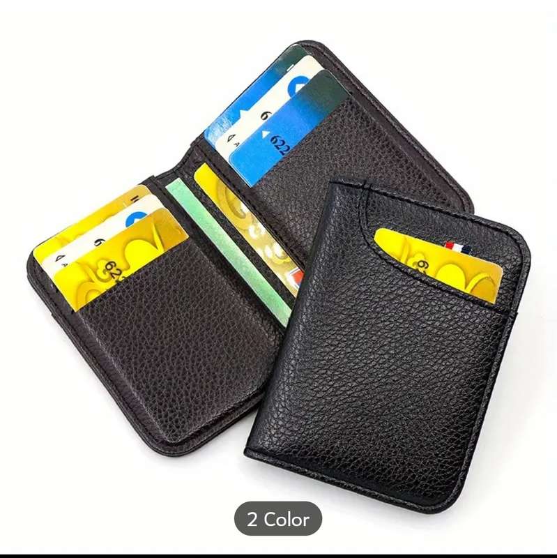 MINIMALIST PU LEATHER WALLET