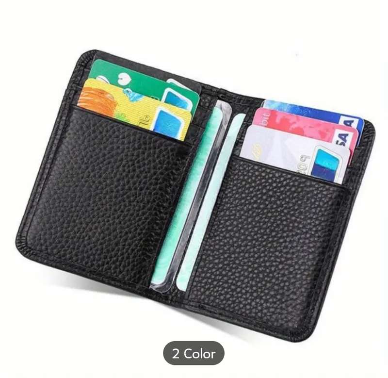 MINIMALIST PU LEATHER WALLET