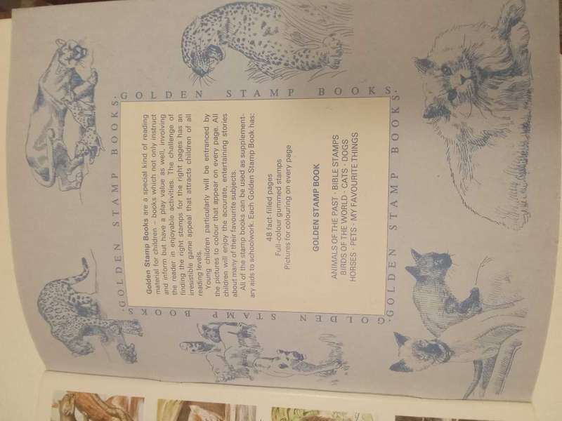 Vintage Stamp Book. The Gallery Stamp Book of Cats.
