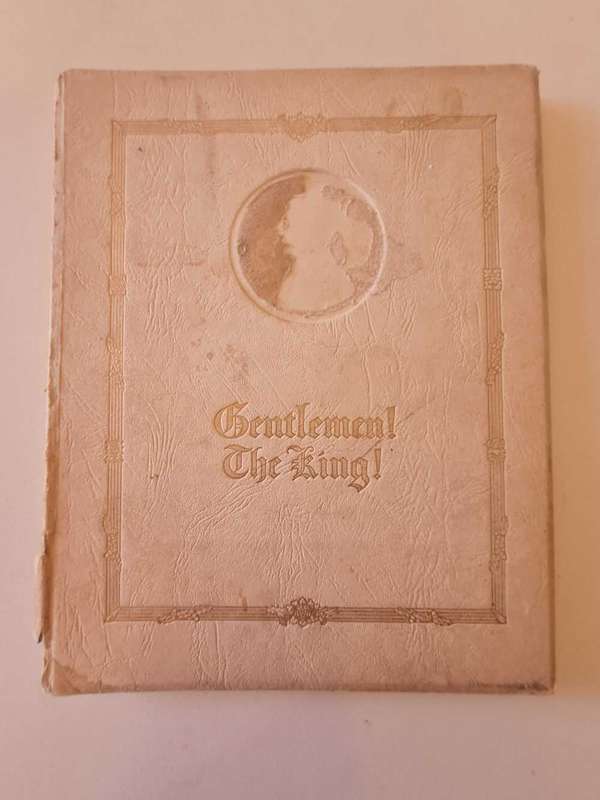 King George V cigarette book