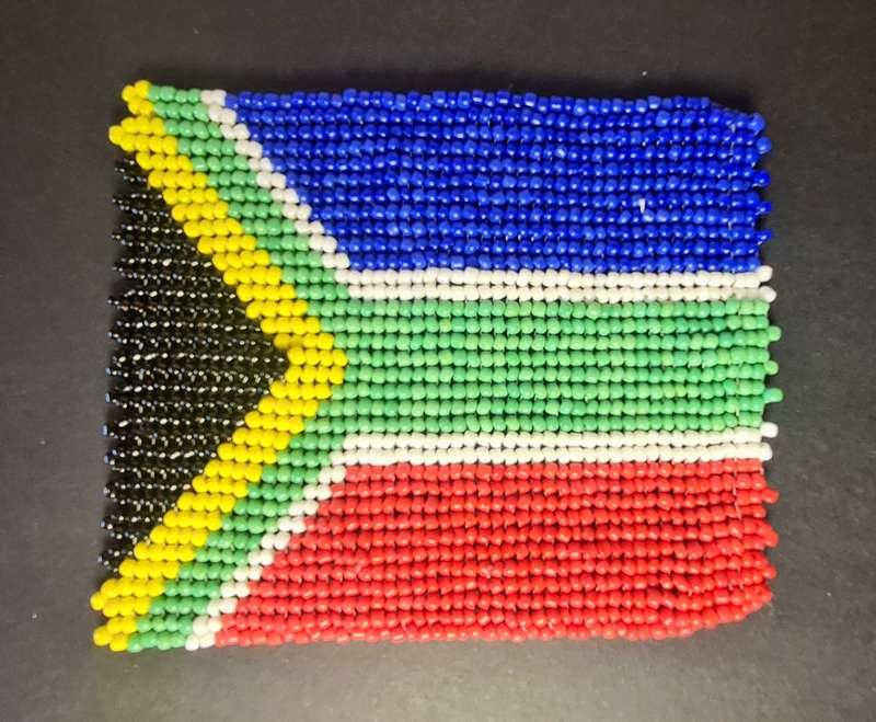 Bead South African flag