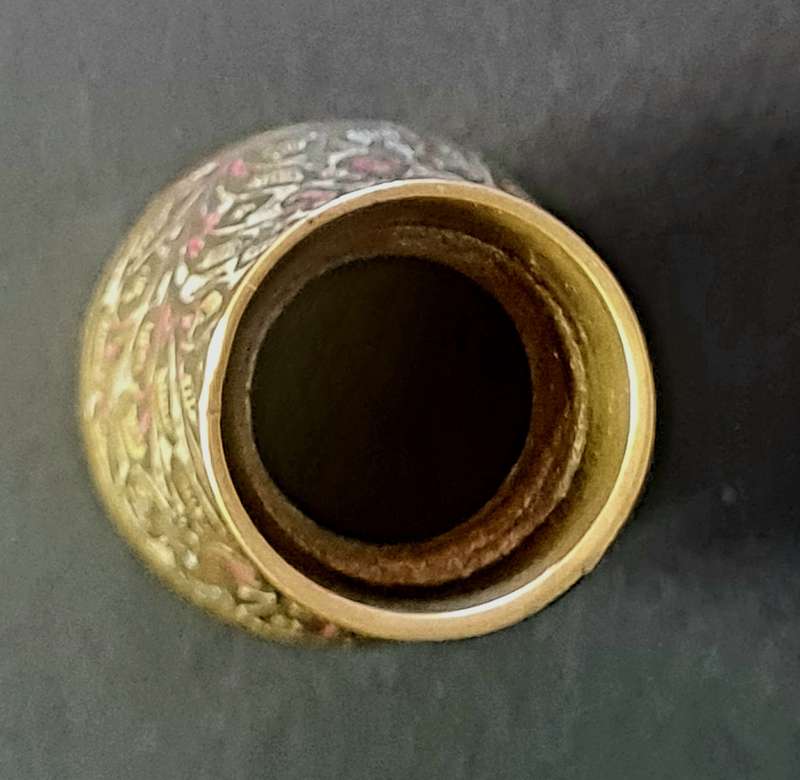Vintage brass vase.