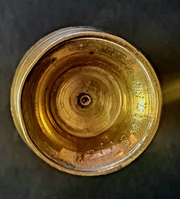 Vintage brass vase.