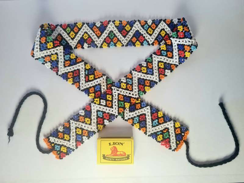 Bead belt. Handmade