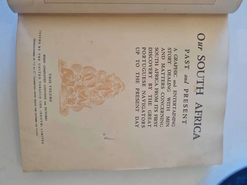 Our South Africa. Cigarette card albumn