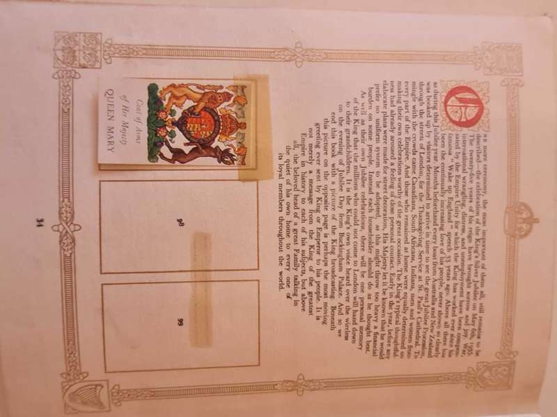 King George V cigarette book