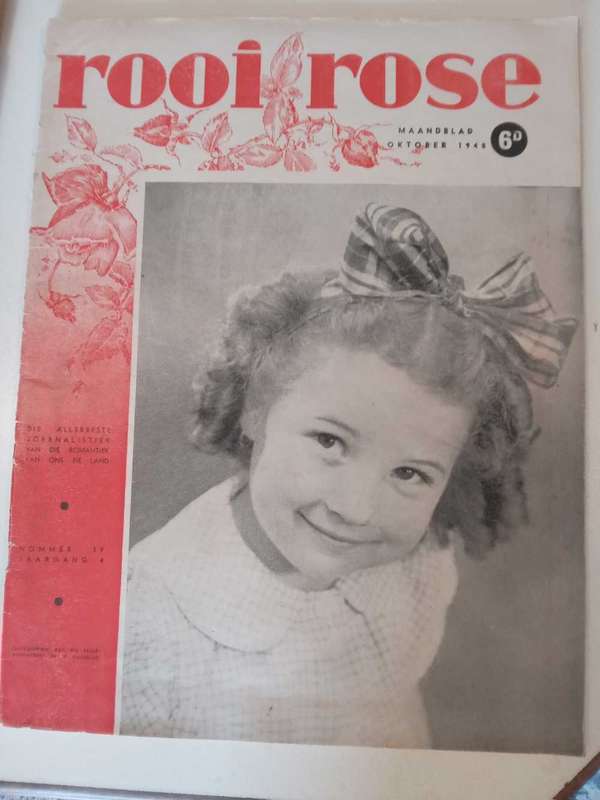 Vintage Rooirose tydskrif