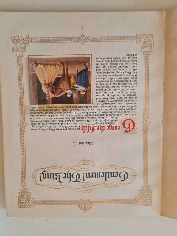 King George V cigarette book
