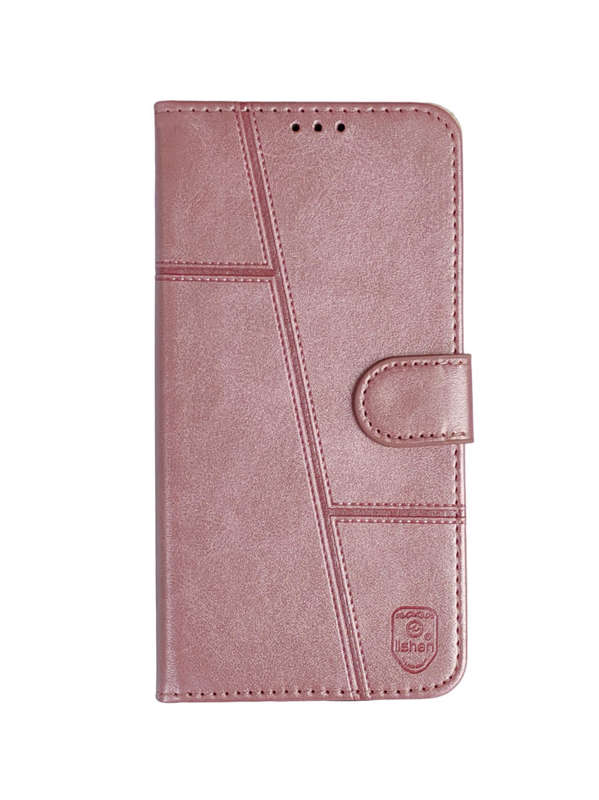 Leather Flip Book cover with card Slot Compatible with Iphone 16