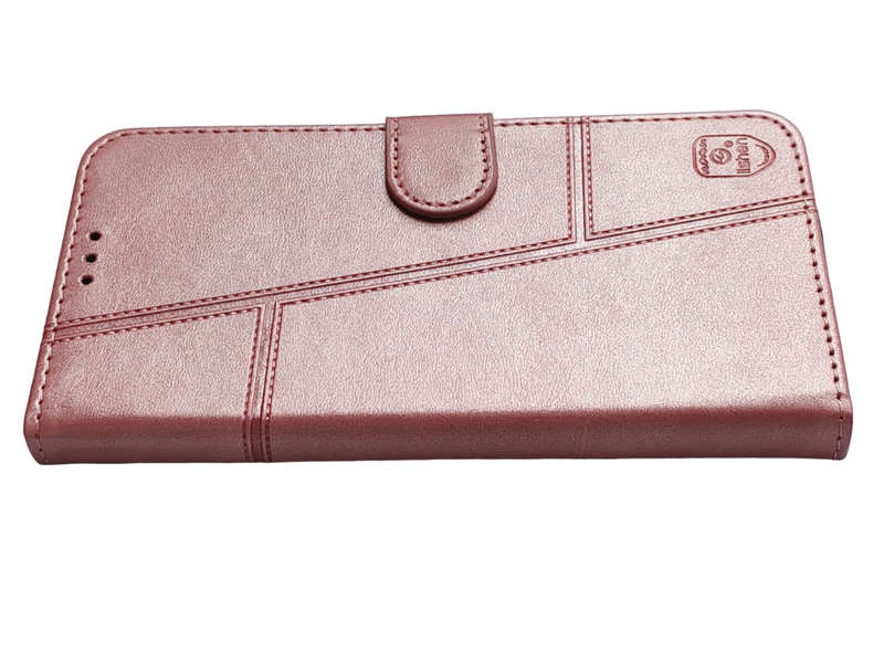 Leather Flip Book cover with card Slot Compatible with Samsung S24 Fe