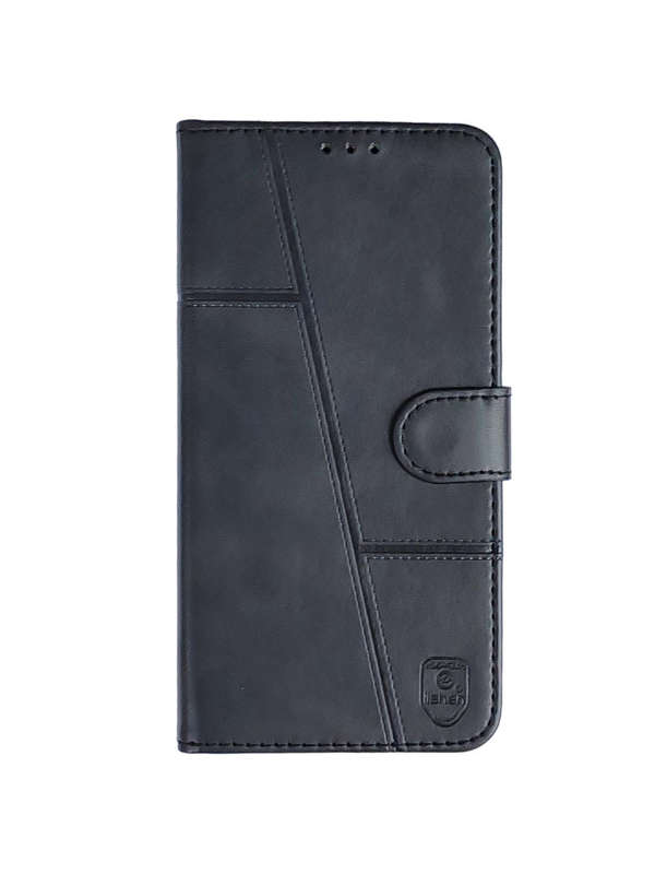 Leather Flip Book cover with card Slot Compatible with Iphone 16