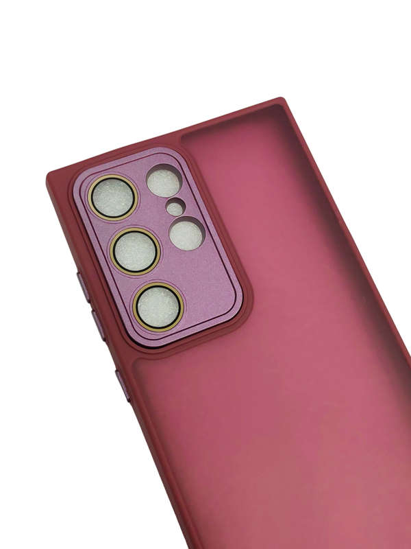 Hot Series Shock Resistant Camera Protector Matte Look Cover For Samsung S24 Ultra