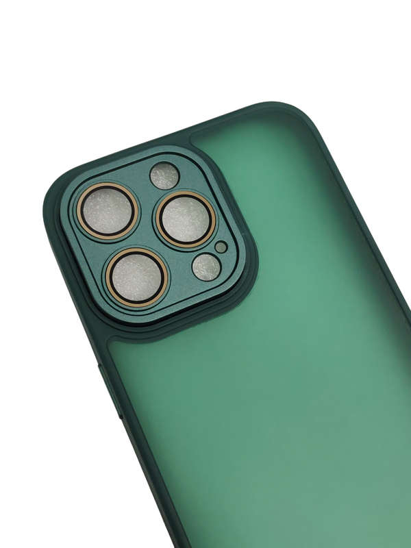 Hot Series  Shock Resistant  Camera Protector  Matte Look Cover iPhone 15 Pro Max