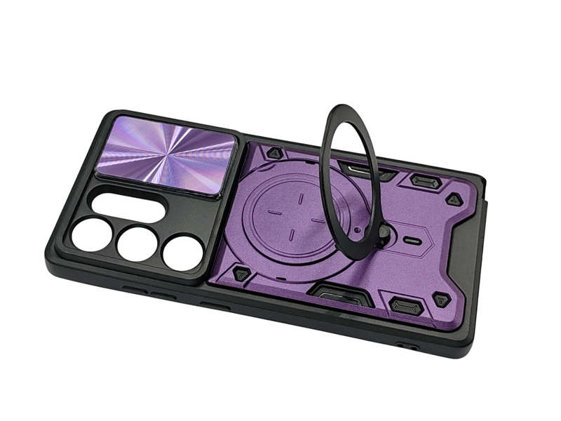 Shockproof Cover For Samsung Galaxy S25 Ultra With Camera Sliding Windows