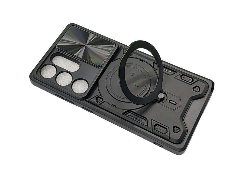 Shockproof Cover For Samsung Galaxy S25 Ultra With Camera Sliding Windows