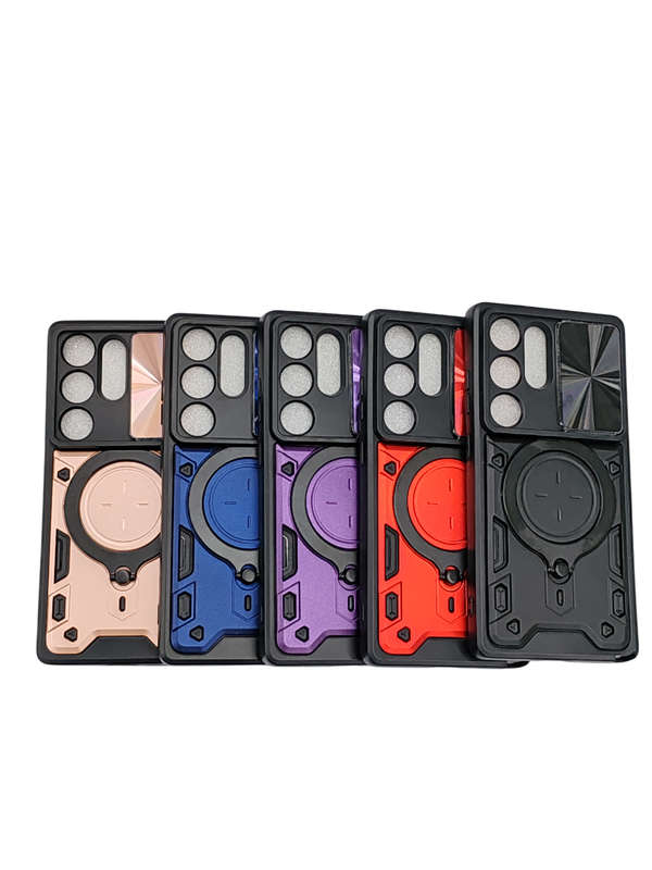 Shockproof Cover For Samsung Galaxy S25 Ultra With Camera Sliding Windows